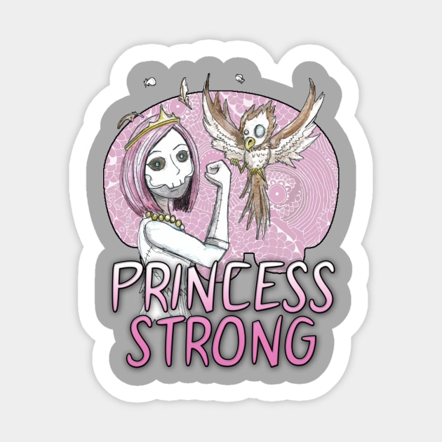 Princess Strong Sticker by JWZ